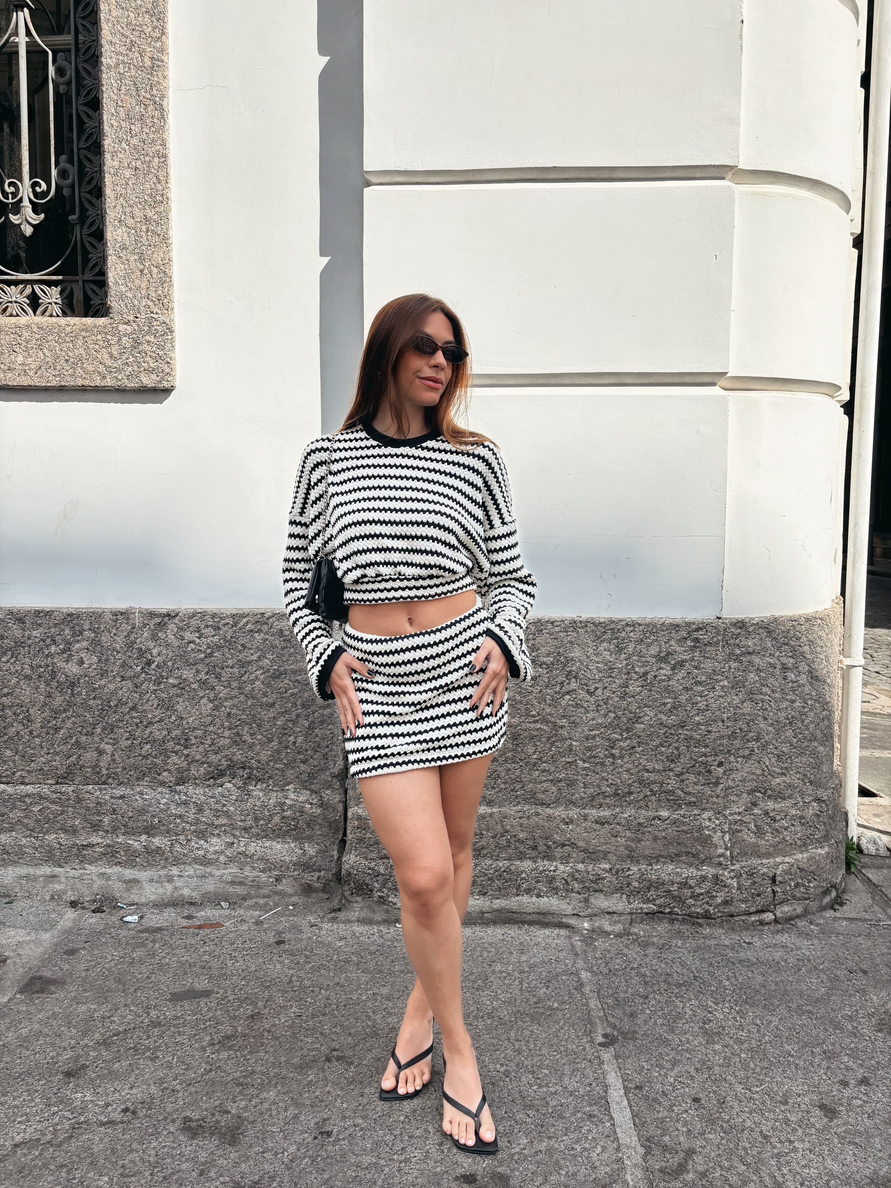 Saia Tricot Listrada