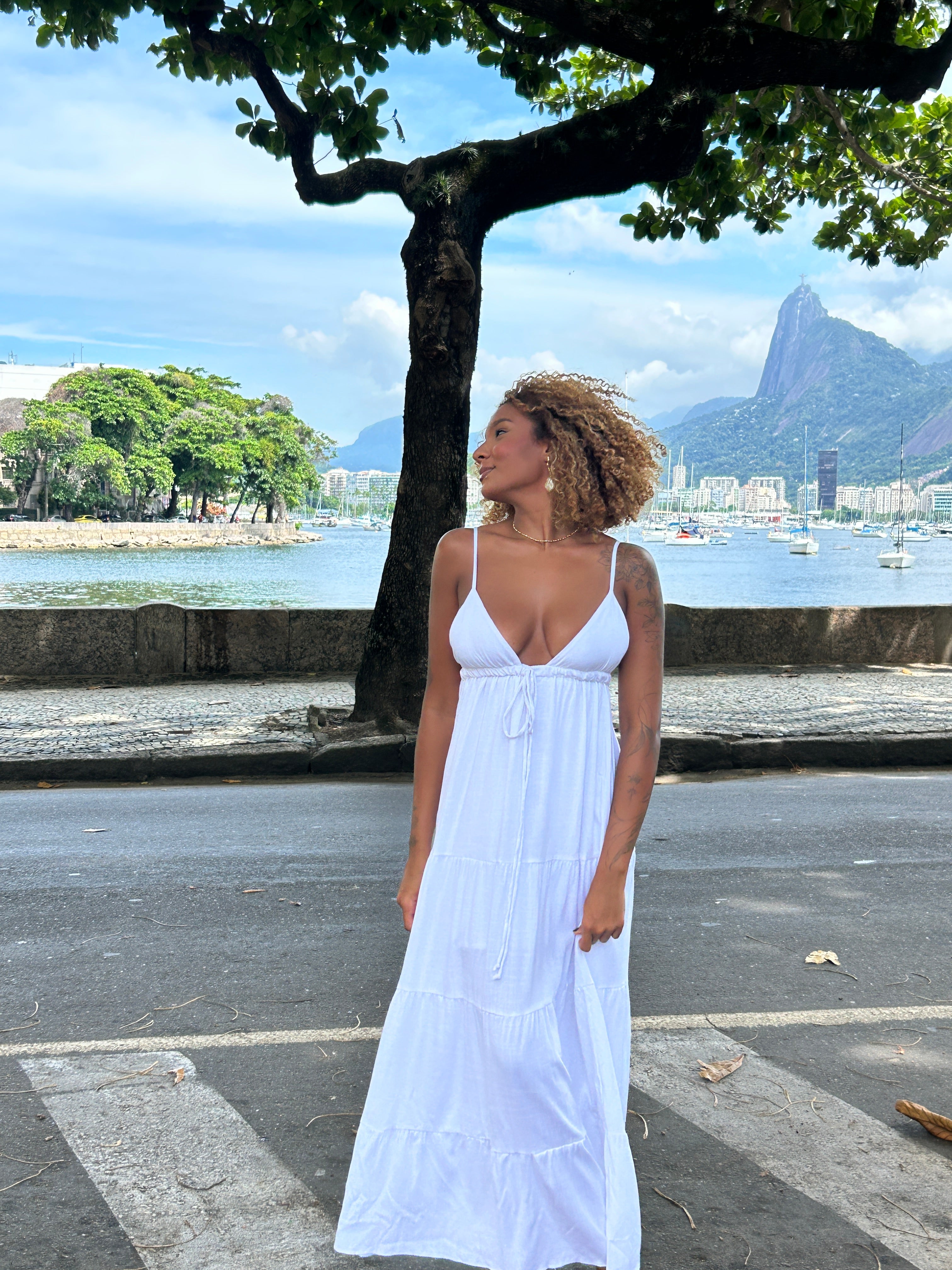 Vestido Aurora Longo